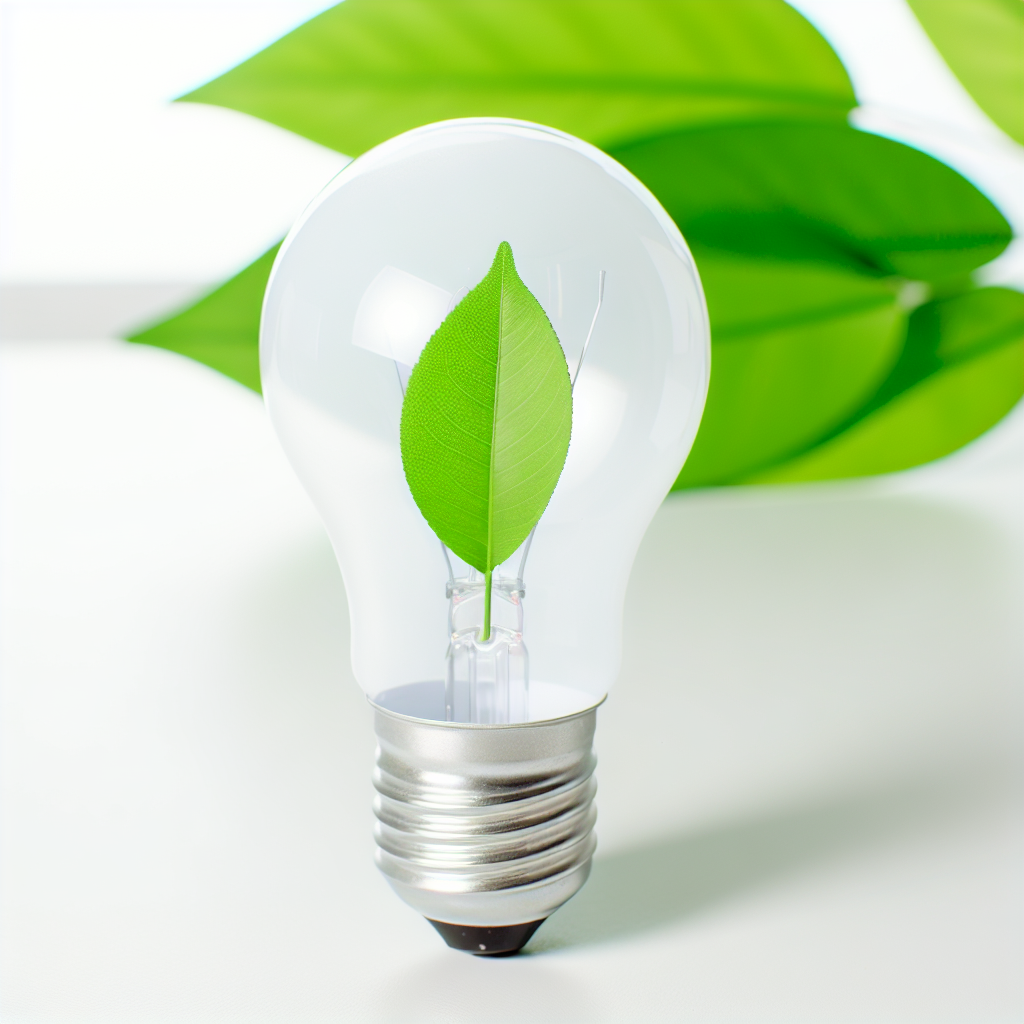 Een Gloeilamp Met Een Groen Blaadje 1024x1024 99302650.png